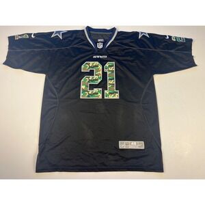 Nike Cowboys‎ Elliott #21 Jersey NFL On Field Black Camo Men's Size 48